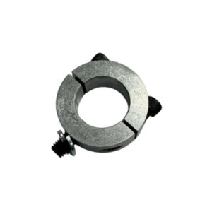 Product Data: 1" Locking Collar w/ M8 Thread for Plastic Fuel Tank

A 1" locking collar for a plastic fuel tank, featuring two black securing screws and an M8 threaded stud on the side.