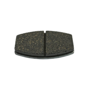 Image of the MCP Replacement Brake Pad (1375 Series) featuring a black friction material on one side and a metallic backing plate on the other.