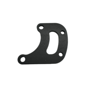 A black metal MCP Caliper Bracket for the 1-1/4" Minilite Caliper, featuring four mounting holes arranged in an uneven shape.