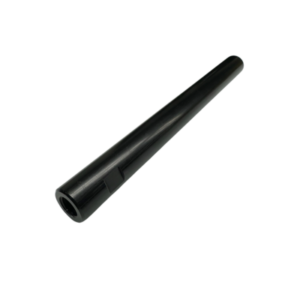 Displayed against a white background is a black, cylindrical Tie Rod Option featuring a small notch.