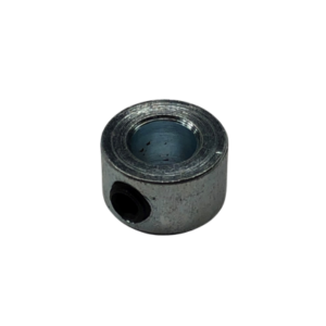 A 1/4" Throttle Lock Collar, a small, cylindrical metal spacer featuring a screw hole on its side and a central opening.