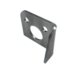 The Master Cylinder Bracket features three holes: two smaller ones at the top and a larger central hole, specifically designed for mounting purposes.