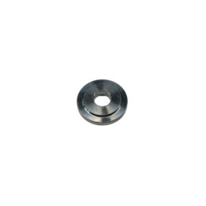 The Stepped Aluminum Clutch Washer, a metallic component with a central hole commonly used in construction or mechanical applications, is displayed against a white background.