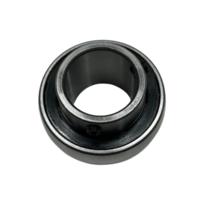 Image shows a small ceramic spherical bearing, identified as the Axle Bearing - Small Ceramic, with an open center and a smooth outer ring. The bearing is often used in mechanical applications.