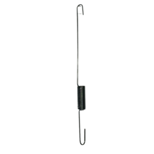 The Clone Throttle Return Spring is a metal tension spring designed with hooks at both ends to stretch under force.