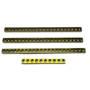 Four Axle Key Sets - Drilled 34-40", each featuring multiple screw holes and arranged vertically on a light background.