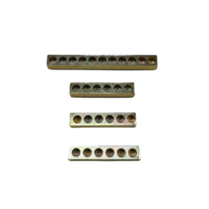 Four Axle Key Sets - Drilled 32" arranged vertically in decreasing size order, each set featuring a series of evenly spaced holes.