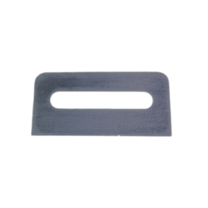 Weld on Slotted Seat Slider Plate, featuring a horizontal oval cutout in the center.