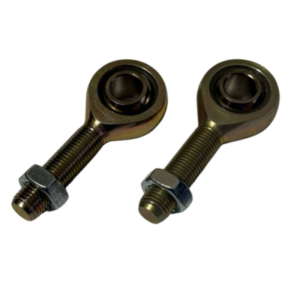 Two Standard Rod End and Jam Nut Kits for 1 Tie Rod, positioned on a white background.