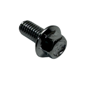 A Clone Recoil Starter Bolt, featuring a black color, flanged head, and partially threaded shaft.